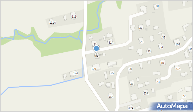 Wróblowa, Wróblowa, 84, mapa Wróblowa