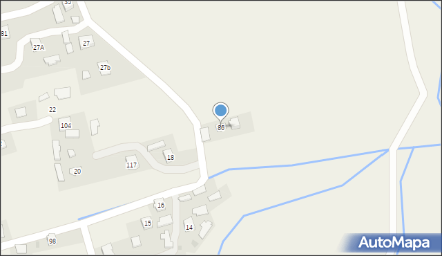 Wróblowa, Wróblowa, 86, mapa Wróblowa