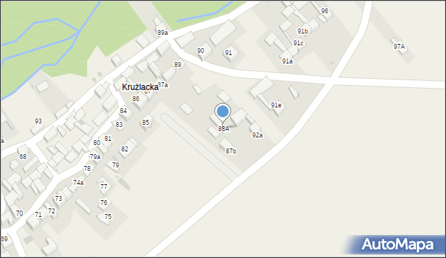 Wróblówka, Wróblówka, 88A, mapa Wróblówka