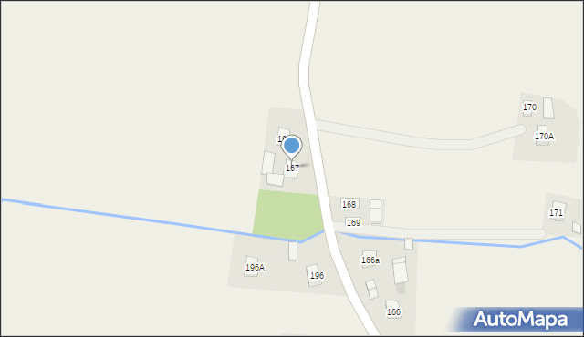 Wrocanka, Wrocanka, 167, mapa Wrocanka