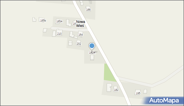 Wrocanka, Wrocanka, 182A, mapa Wrocanka