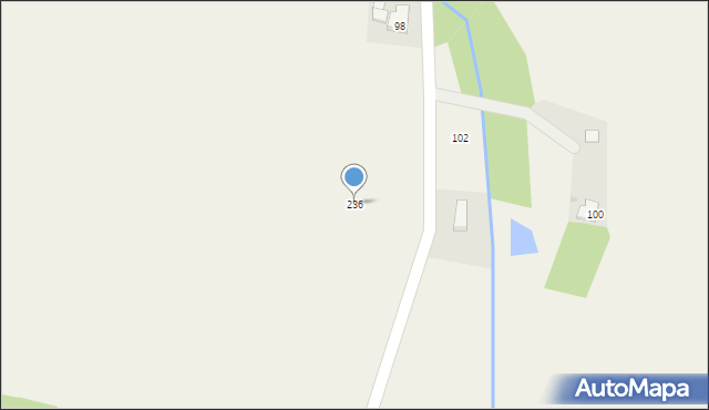 Wrocanka, Wrocanka, 236, mapa Wrocanka