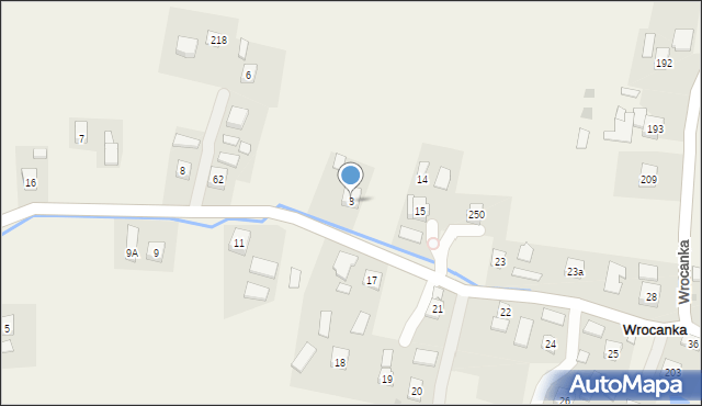 Wrocanka, Wrocanka, 3, mapa Wrocanka
