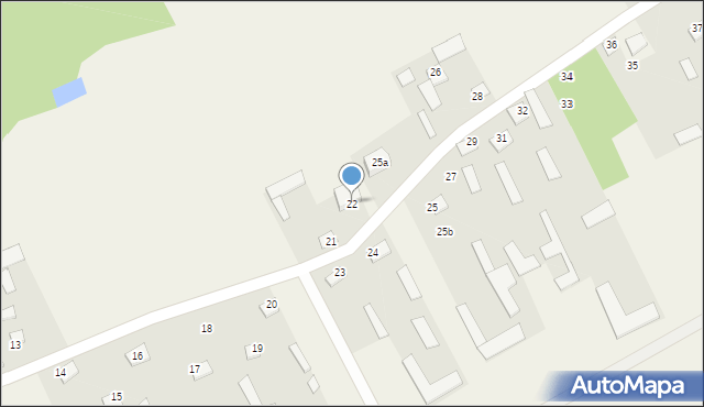 Wroceń, Wroceń, 22, mapa Wroceń