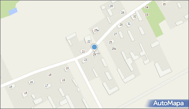 Wroceń, Wroceń, 24, mapa Wroceń