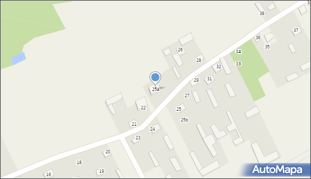 Wroceń, Wroceń, 25a, mapa Wroceń