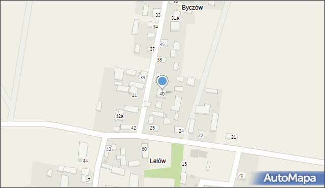 Wrocieryż, Wrocieryż, 40, mapa Wrocieryż