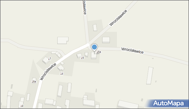 Wrocisławice, Wrocisławice, 6A, mapa Wrocisławice