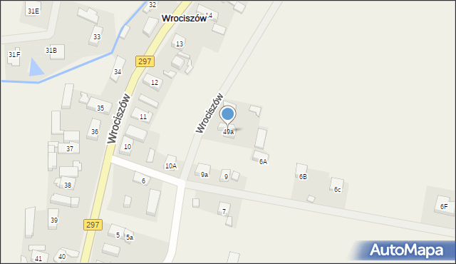 Wrociszów, Wrociszów, 49a, mapa Wrociszów