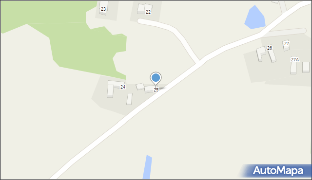 Wrociszów Górny, Wrociszów Górny, 25, mapa Wrociszów Górny