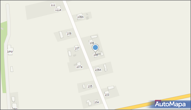 Wrocki, Wrocki, 106, mapa Wrocki