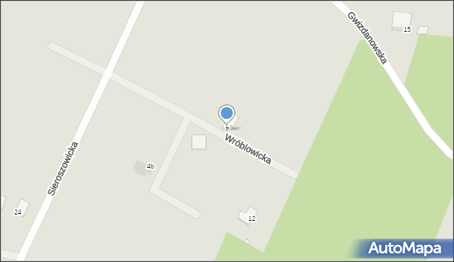 Wrocław, Wróblowicka, 7, mapa Wrocławia