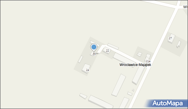 Wrocławice, Wrocławice, 23, mapa Wrocławice