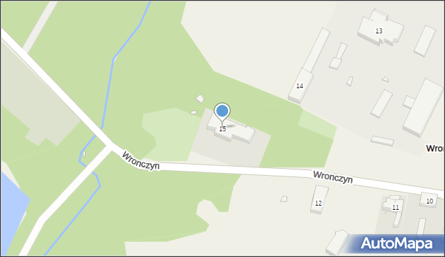 Wronczyn, Wronczyn, 15, mapa Wronczyn