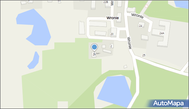 Wronie, Wronie, 2b, mapa Wronie