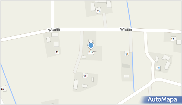 Wronin, Wronin, 11a, mapa Wronin
