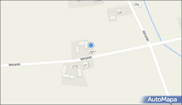 Wronin, Wronin, 132, mapa Wronin