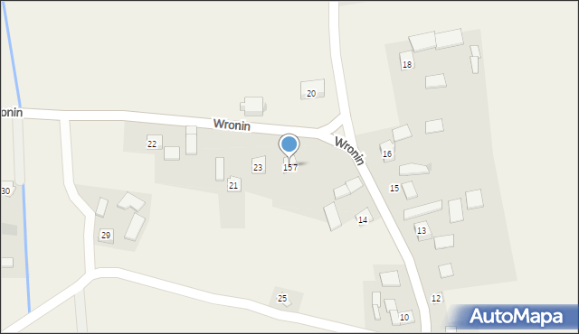 Wronin, Wronin, 157, mapa Wronin