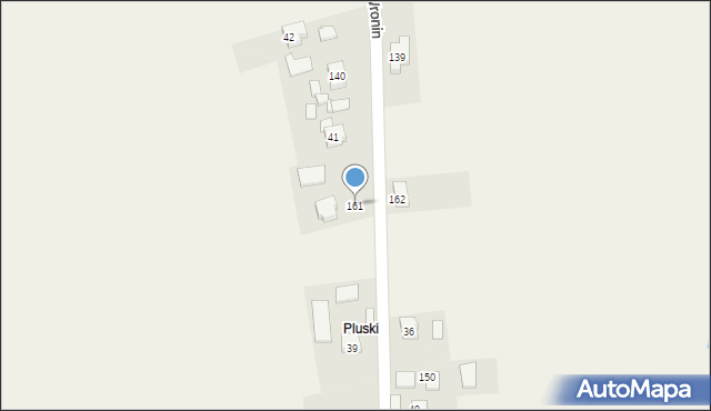 Wronin, Wronin, 161, mapa Wronin