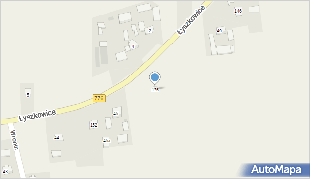 Wronin, Wronin, 176, mapa Wronin