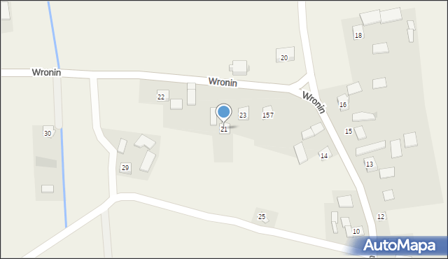 Wronin, Wronin, 21, mapa Wronin