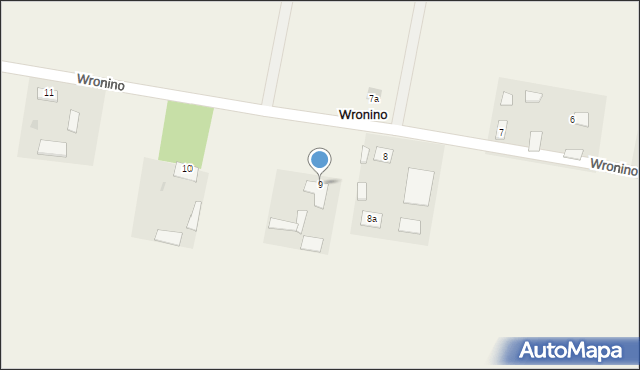 Wronino, Wronino, 9, mapa Wronino