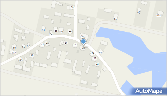 Wronka, Wronka, 43, mapa Wronka