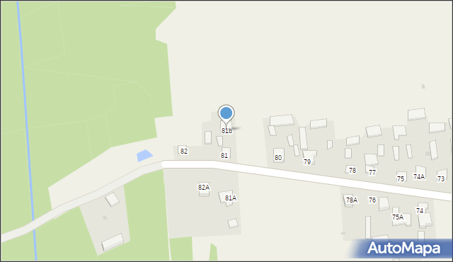 Wronów, Wronów, 81b, mapa Wronów