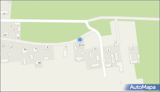 Wronów, Wronów, 6, mapa Wronów