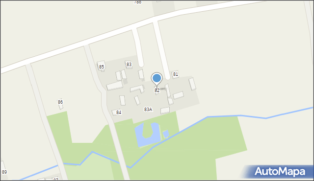 Wronów, Wronów, 82, mapa Wronów