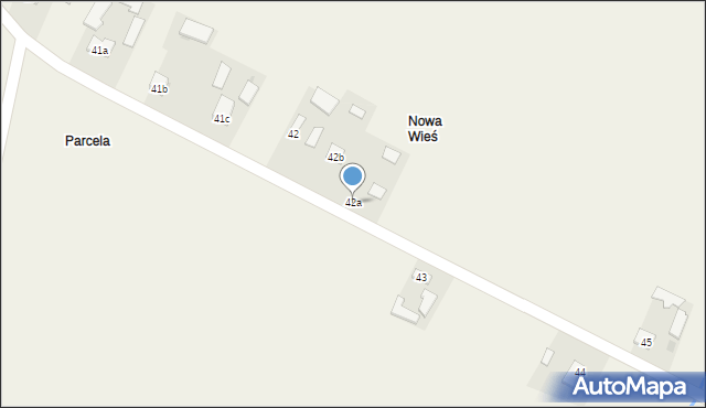 Wronów, Wronów, 42a, mapa Wronów