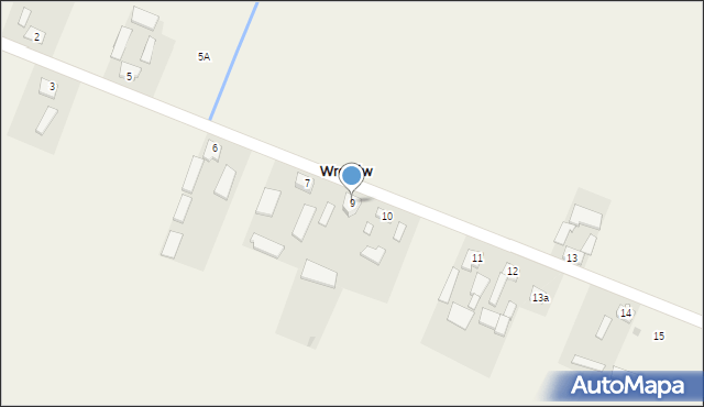 Wronów, Wronów, 9, mapa Wronów