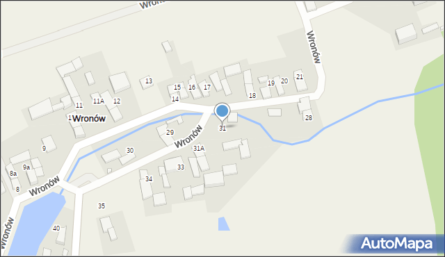 Wronów, Wronów, 31, mapa Wronów