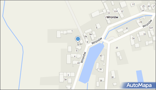 Wronów, Wronów, 6, mapa Wronów