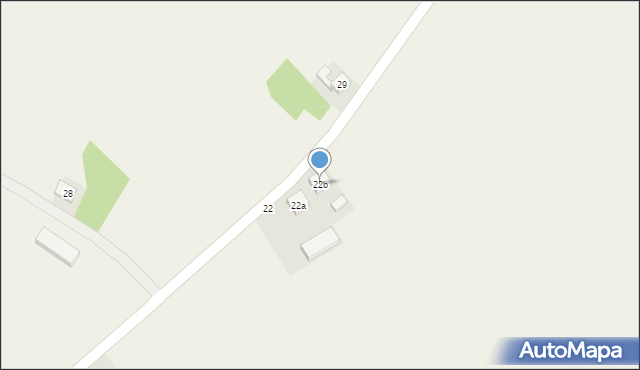 Wronów, Wronów, 22b, mapa Wronów