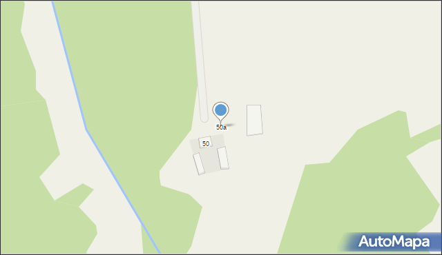 Wronów, Wronów, 50a, mapa Wronów