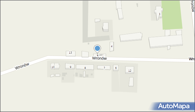 Wronów, Wronów, 5, mapa Wronów