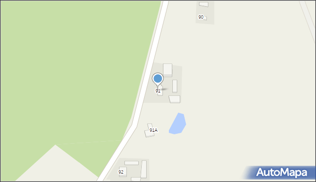 Wronowice, Wronowice, 91, mapa Wronowice