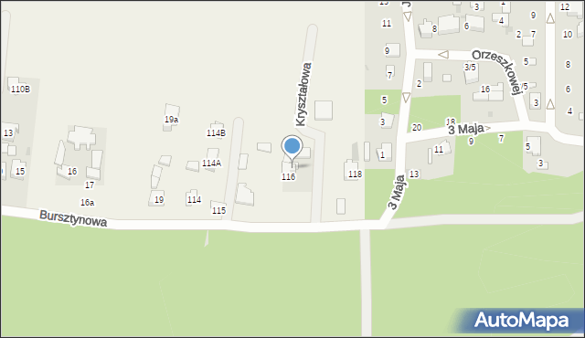 Wronowice, Wronowice, 116a, mapa Wronowice