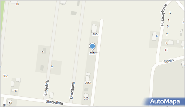 Wronowice, Wronowice, 205b, mapa Wronowice