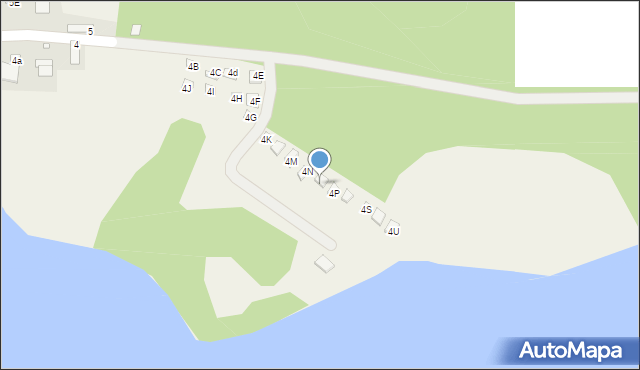 Wrony, Wrony, 4O, mapa Wrony