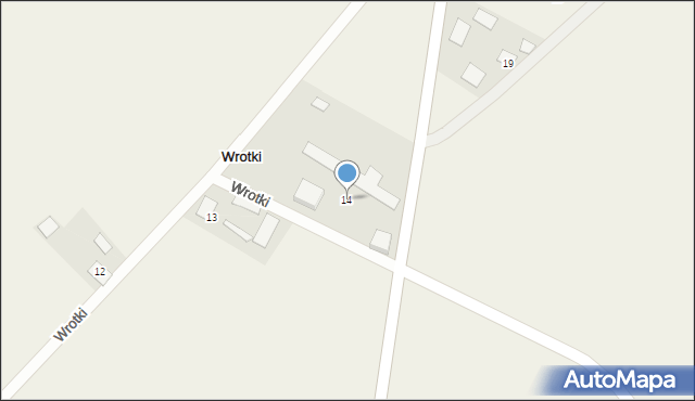 Wrotki, Wrotki, 14, mapa Wrotki