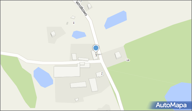 Wrotkowo, Wrotkowo, 3, mapa Wrotkowo
