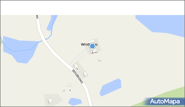 Wrotkowo, Wrotkowo, 6, mapa Wrotkowo