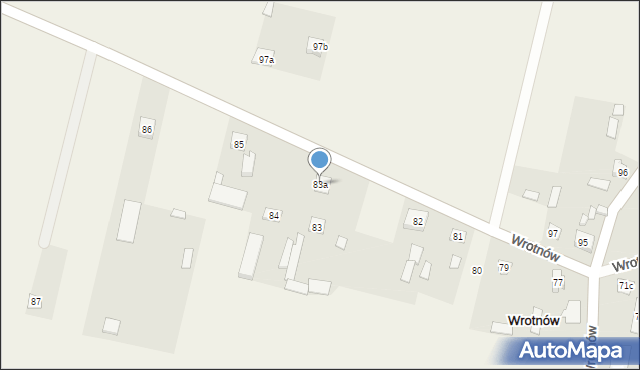 Wrotnów, Wrotnów, 83a, mapa Wrotnów