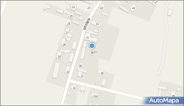 Wrząca, Wrząca, 39, mapa Wrząca