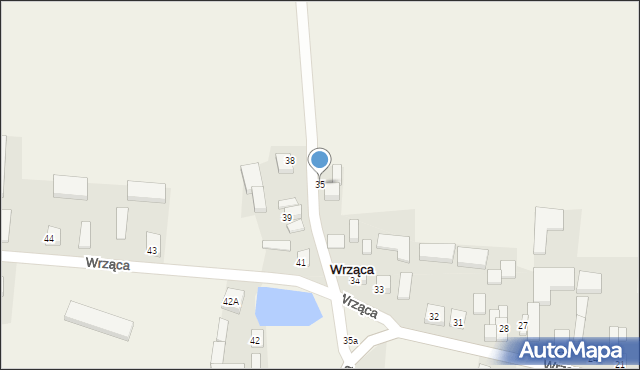 Wrząca, Wrząca, 35, mapa Wrząca