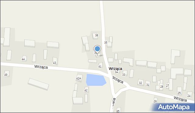 Wrząca, Wrząca, 40, mapa Wrząca