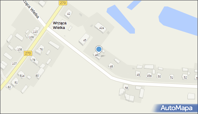 Wrząca Wielka, Wrząca Wielka, 47, mapa Wrząca Wielka