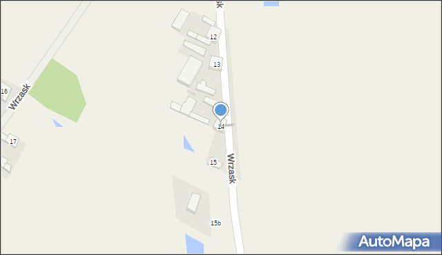 Wrzask, Wrzask, 14, mapa Wrzask
